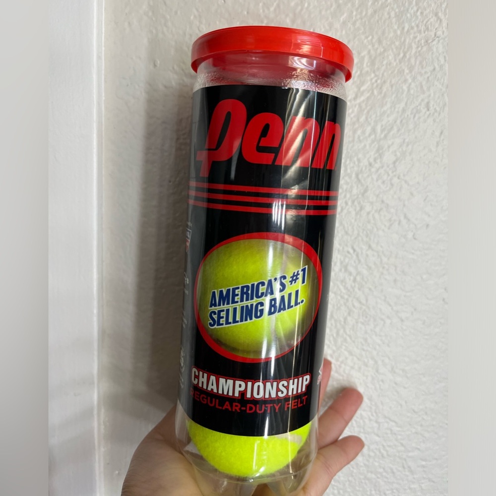 New/Penn Championship Tennis Balls - Regular Duty Felt Pressurized Tennis Balls